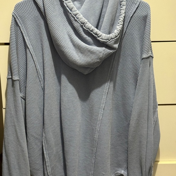 American Eagle Thermal Button Down Hoodie - Picture 2 of 3